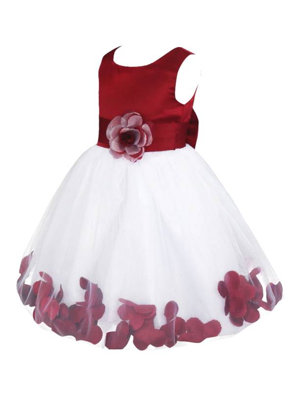 Toddler/Kids Girls Flower Petals Tulle Dress thumb