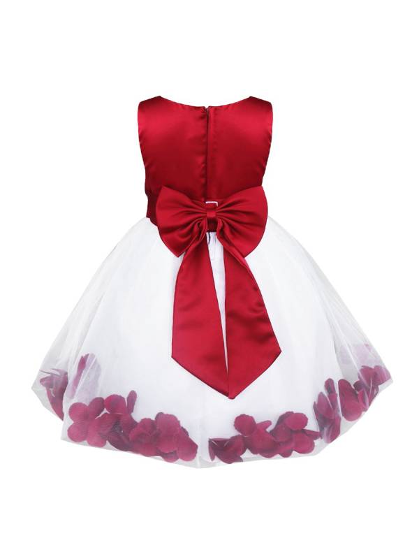 Toddler/Kids Girls Flower Petals Tulle Dress thumb