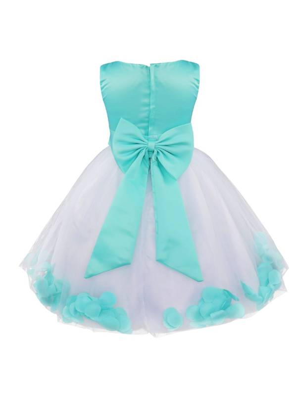 Toddler/Kids Girls Flower Petals Tulle Dress thumb