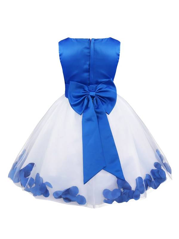 Toddler/Kids Girls Flower Petals Tulle Dress thumb