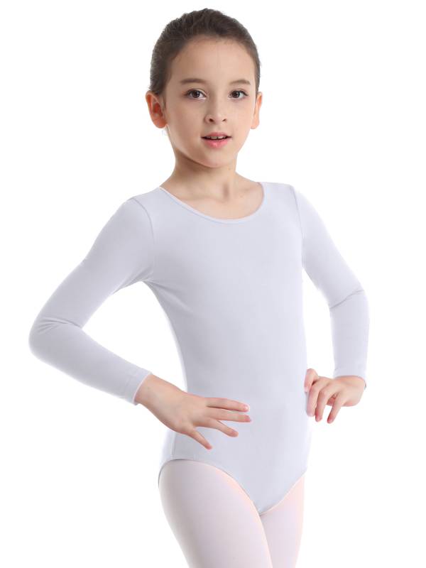 Girls Long Sleeve Ballet Dance Leotard thumb