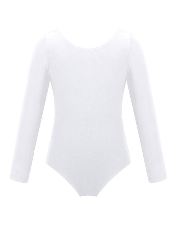 Girls Long Sleeve Ballet Dance Leotard thumb