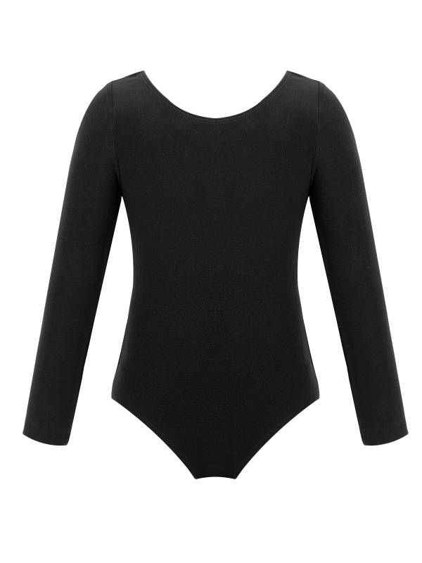 Girls Long Sleeve Ballet Dance Leotard thumb