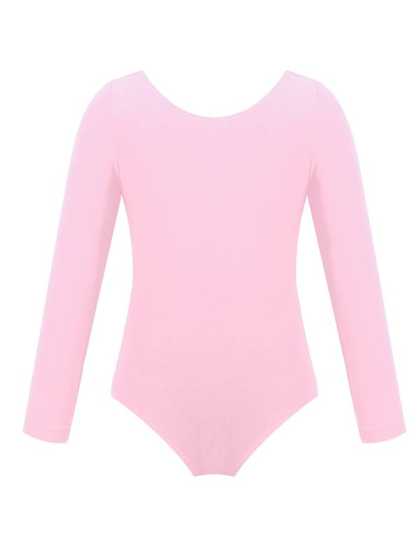 Girls Long Sleeve Ballet Dance Leotard thumb