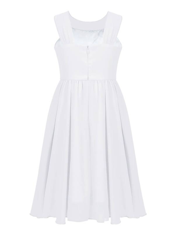 Toddler/Kids Girls Halter Neck Chiffon Dress thumb