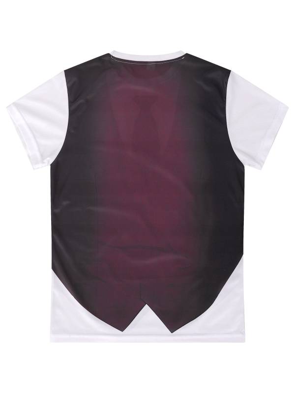 Men 2-in-1 Tuxedo Tie Print Short-sleeve T-Shirt thumb