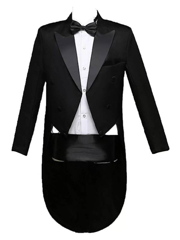 Men 4Pcs Gentlemen Formal Tuxedo Blazer and Shirt thumb