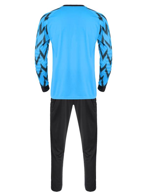 Kids Boys Two-Piece Long Sleeve Shirt and Pants Soccer Training Set thumb