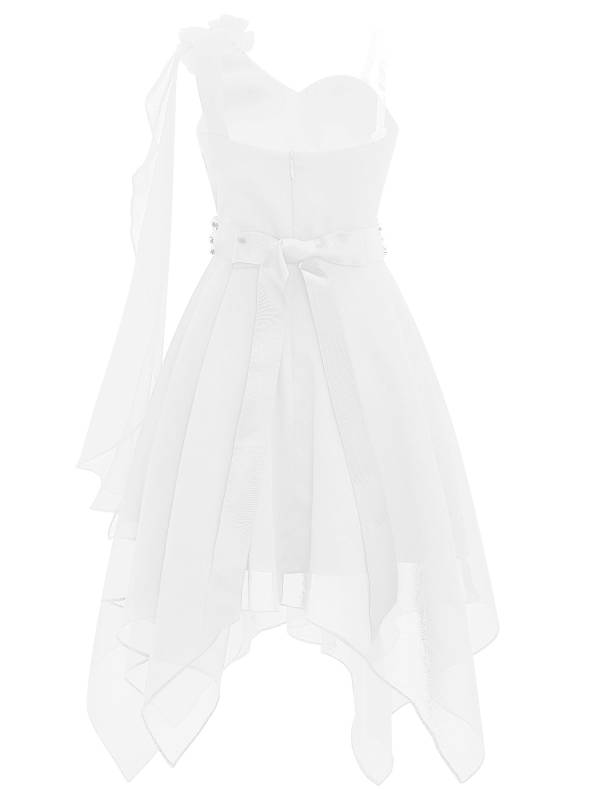 Kids Girls Chic Ruched Chiffon Dress thumb