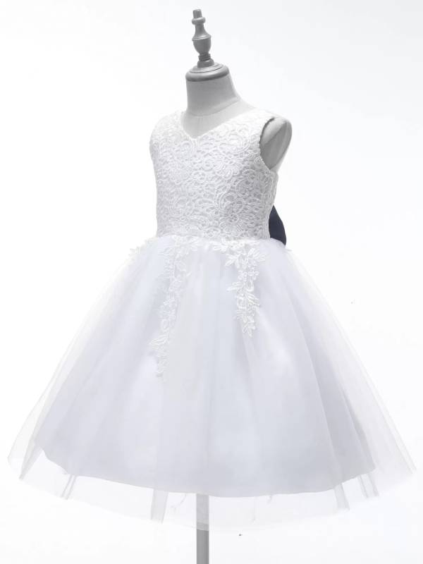 Baby/Toddler Girls Exquisite Guipure Lace Flower Girl Dress thumb