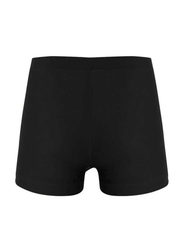 Kids Girls Solid Color Cotton Elastic Shorts Sports Bottom thumb