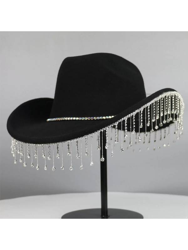 Adult Bling Rhinestone Hat Costumes Props for Bachelorette/Bridal Party thumb