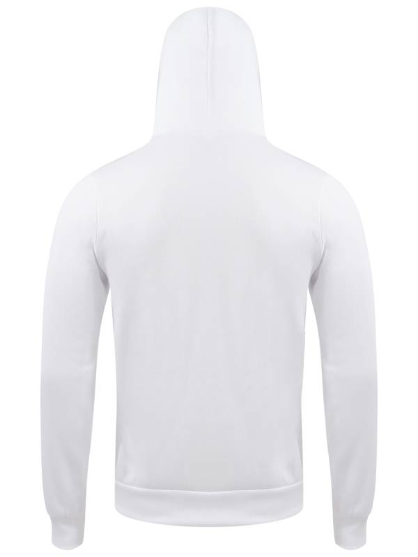 Men Long Sleeve Solid Color Sports Sweatshirt with Built-in Face Mask thumb