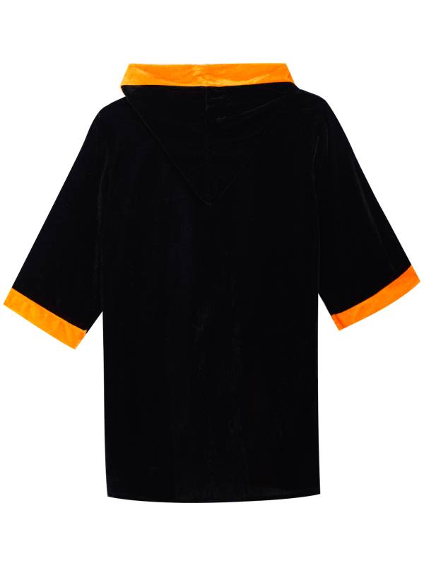 Kids Boys Velvet Boxing Hooded Robe Boxer Cloak thumb