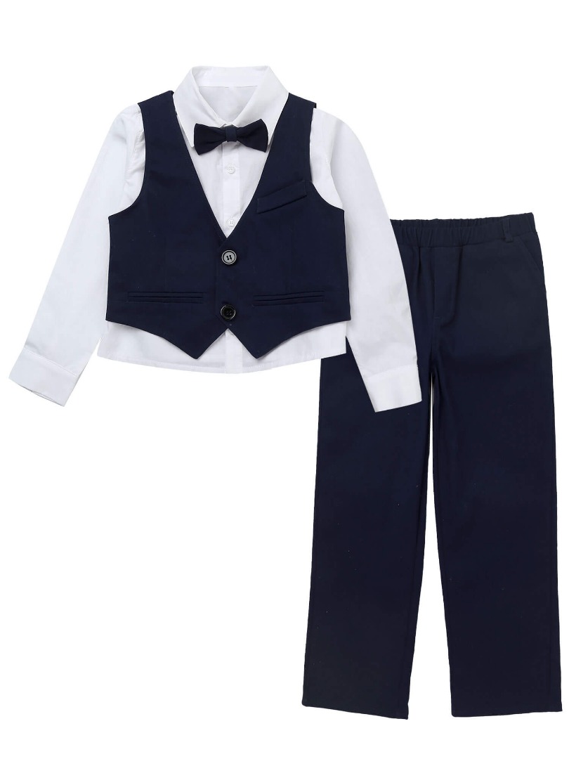 Boys 4-piece Wedding Party Suits