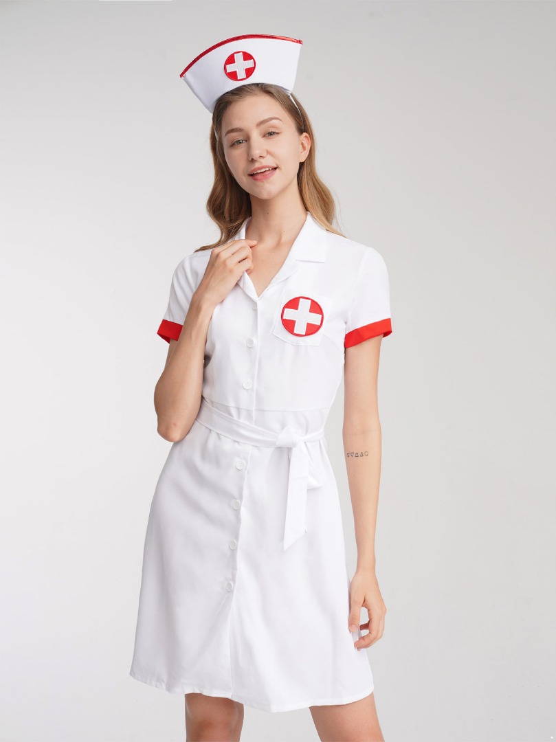 Halloween Fancy Nurse Costume Dress