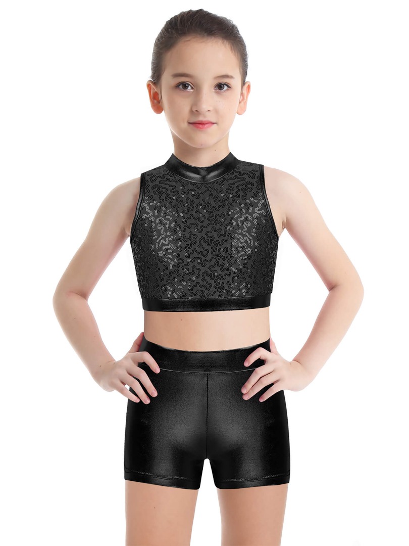 Sequins Jazz Dance Set