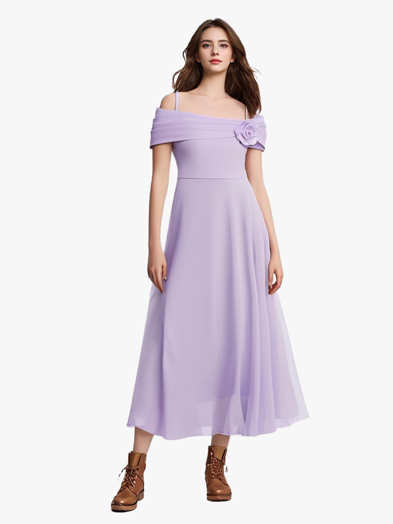 Lavender Junior Bridesmaid Dress