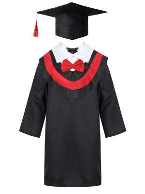 Kids Primary School Graduation Gown with Tassel Cap front image