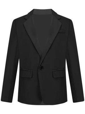 Kids Boys Gentleman Suit Long Sleeve Notch Lapel Blazer front image