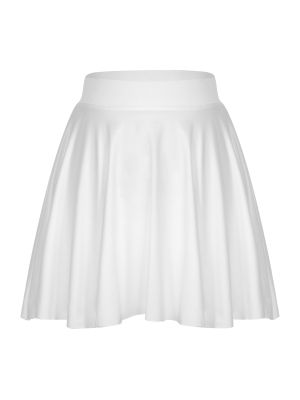 Women Solid Color Ruffle Skirt Sportwear front image