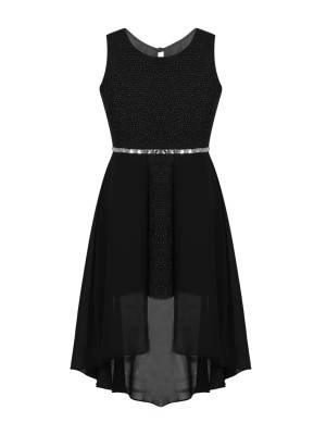 Todller/Kids Girls Sparkly High-Low Dress front image