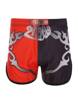 Kids Boys Letter Print Boxing Wrestling Training Shorts front image