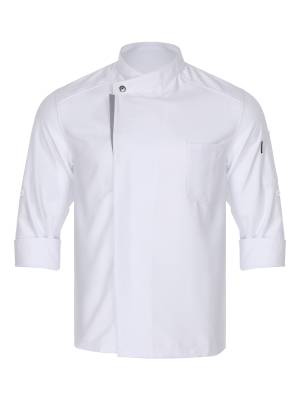 Adults Cross-Over Collar Long Sleeve Chef Jacket front image