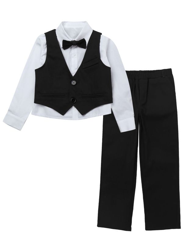 Toddler/Kids Boys 4-piece Wedding Party Suits thumb