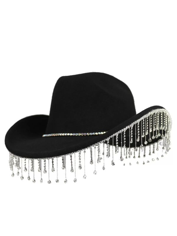 Adult Bling Rhinestone Hat Costumes Props for Bachelorette/Bridal Party thumb