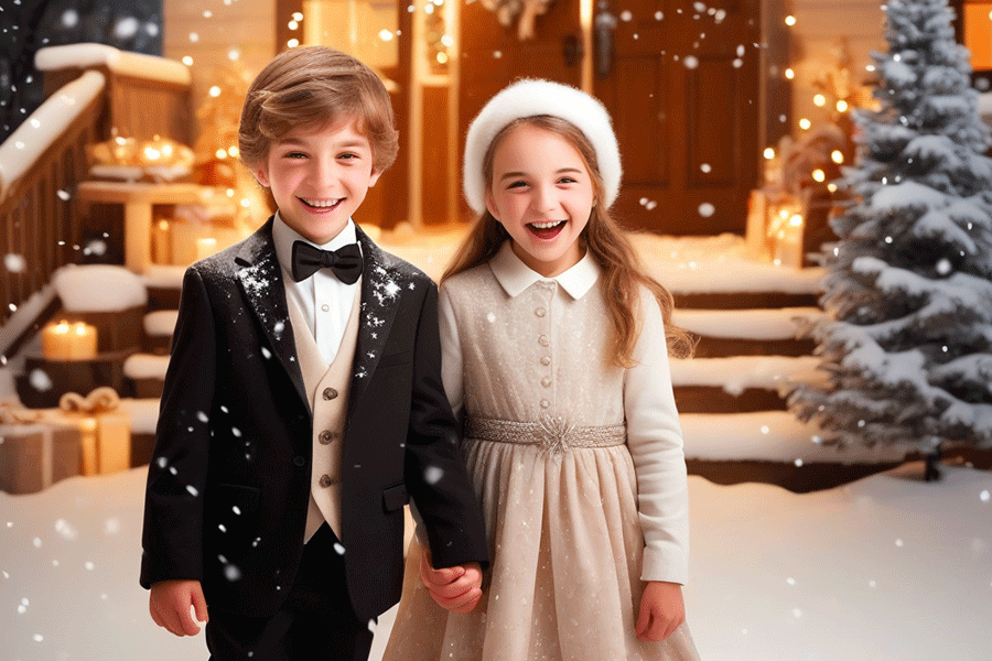 How to Dress up Your Kids for A Winter Party